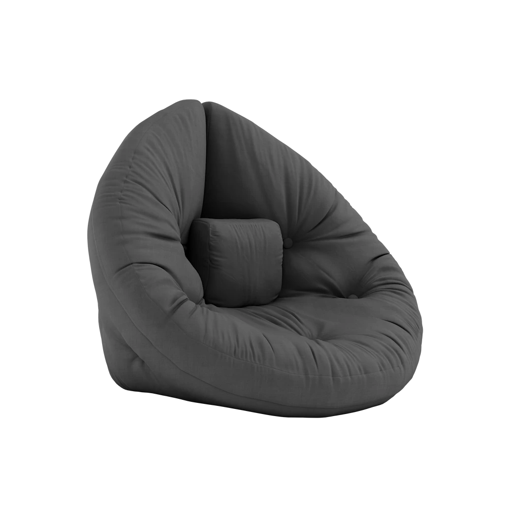 KARUP DESIGN Rozkládací dětské křesílko MINI NIDO tmavě šedé