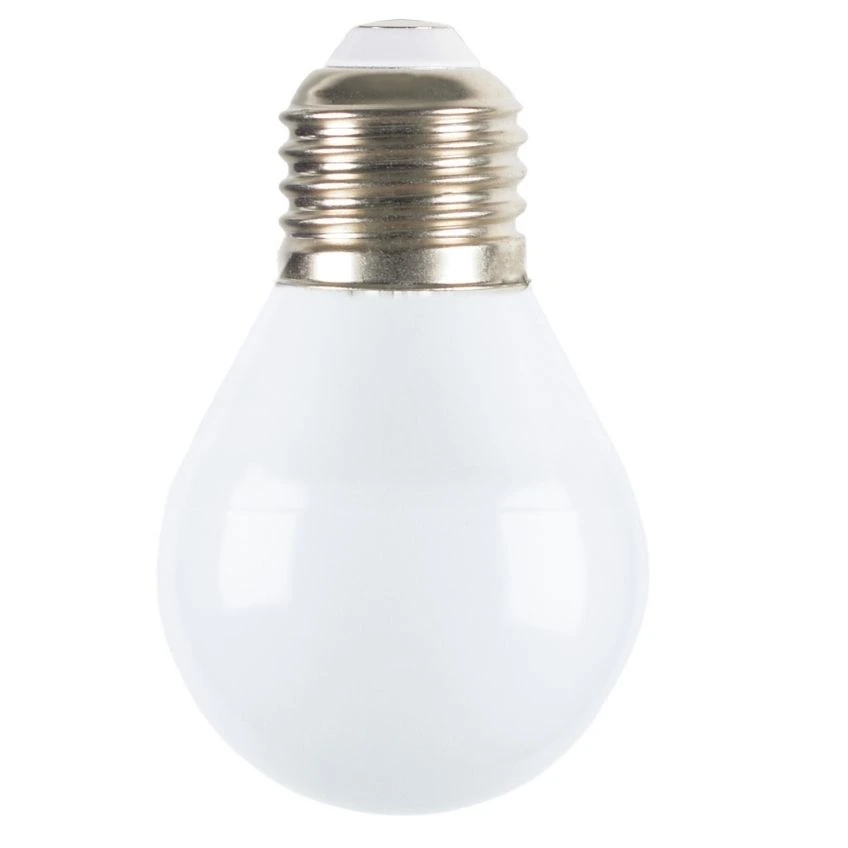 Bílá LED žárovka Kave Home E27 4W