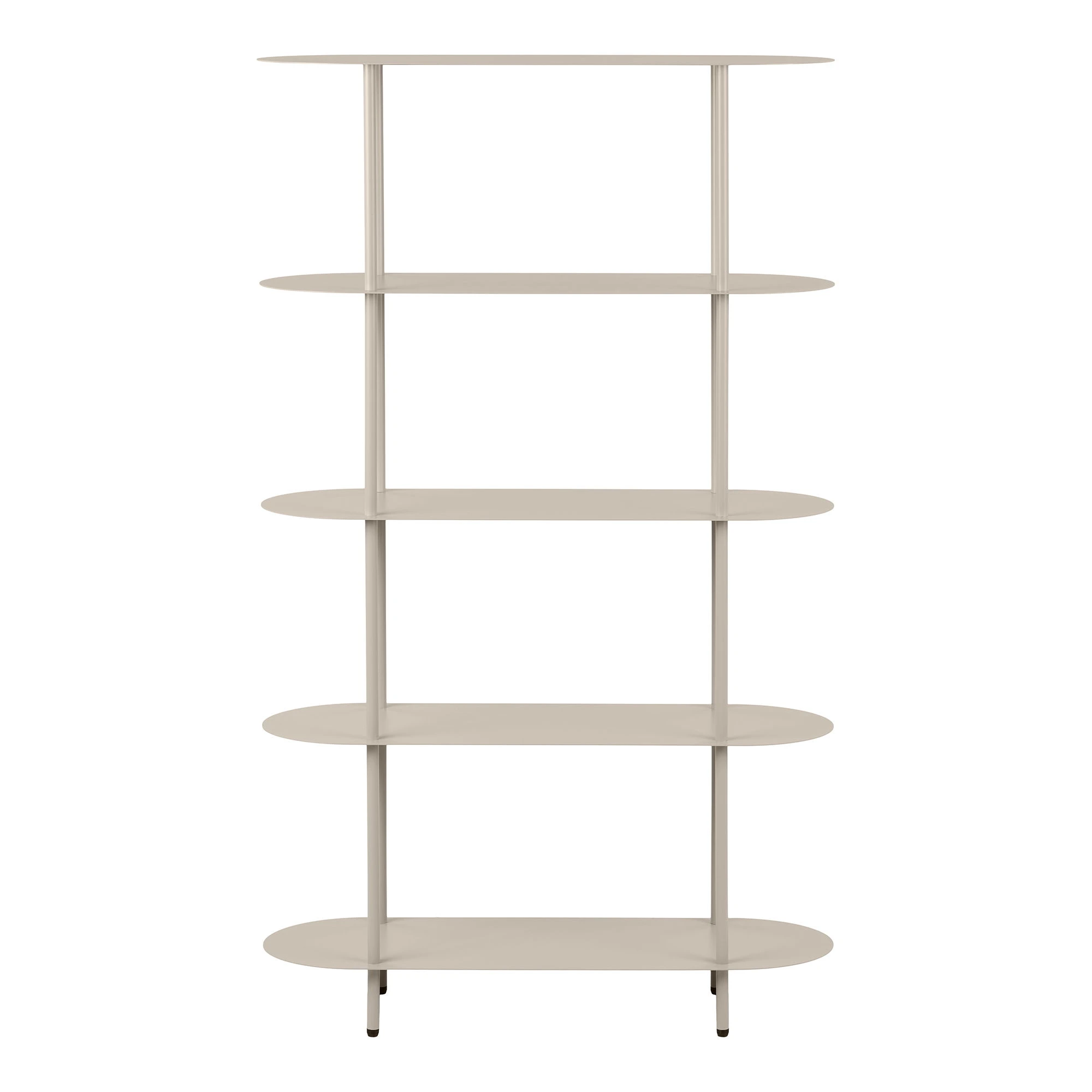 House Nordic Kovový regál RIETI 150x90cm světlý