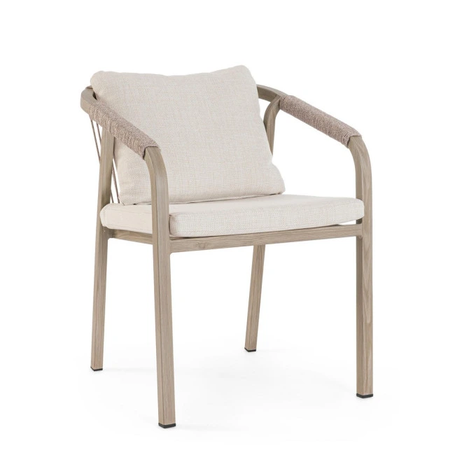 BIZZOTTO Zahradní židle KALIMERA světlá