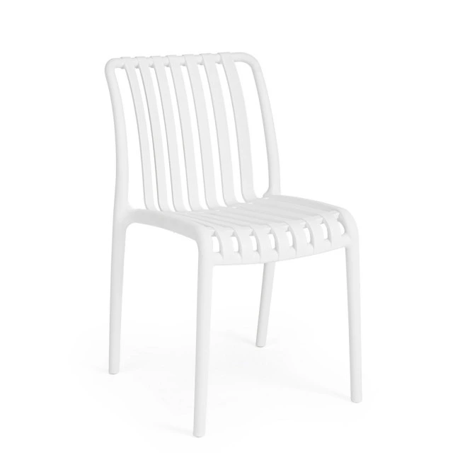 BIZZOTTO Zahradní plastová židle BILLIE bílá