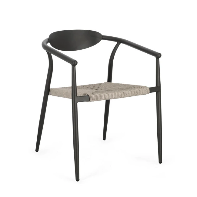 BIZZOTTO Zahradní židle LINARES antracitová