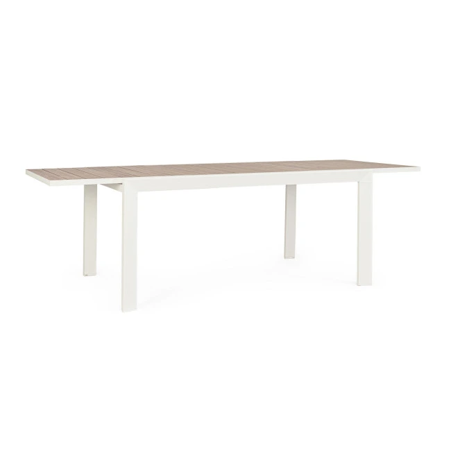 BIZZOTTO Rozkládací jídelní stůl BELMAR světlý 160-240x100 cm