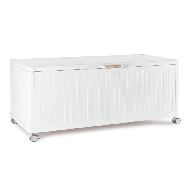 BIZZOTTO Zahradní úložný box OCEAN bílý 182x89 cm
