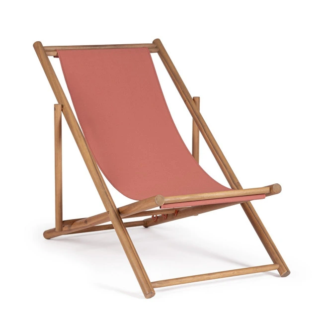 BIZZOTTO Dřevěné lehátko DANUBIO červené