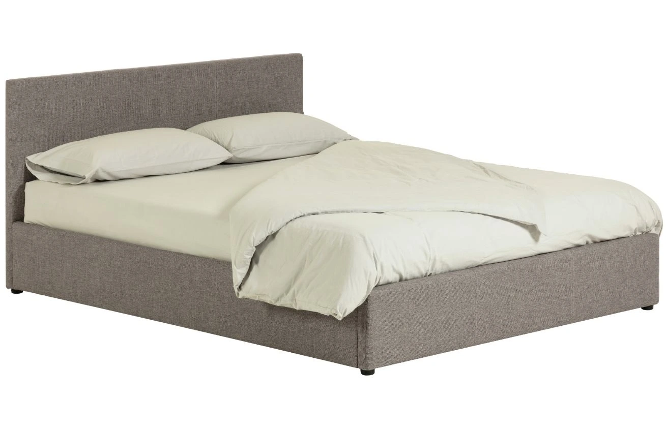 Kave Home Šedá dvoulůžková postel Nahiri 160 x 200 cm
