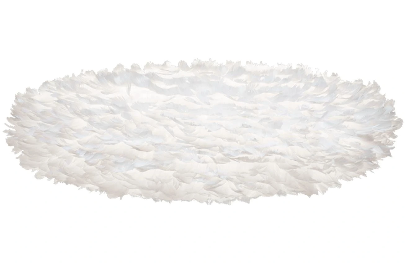 Umage Bílé závěsné světlo Eos Esther Large z pravých husích per 75 cm