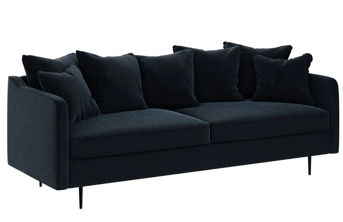 Ghado Sametová pohovka Esme 214 cm