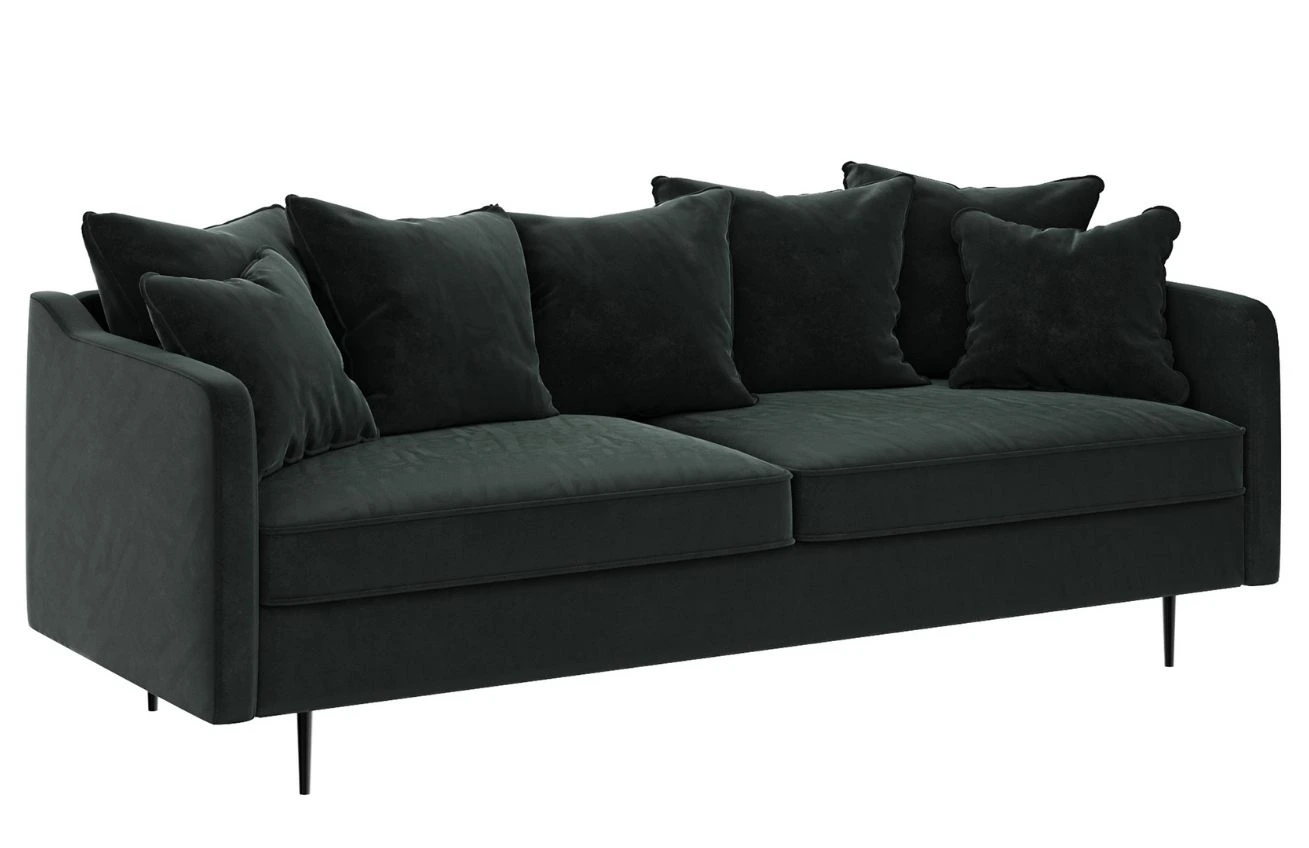 Ghado Sametová pohovka Esme 214 cm