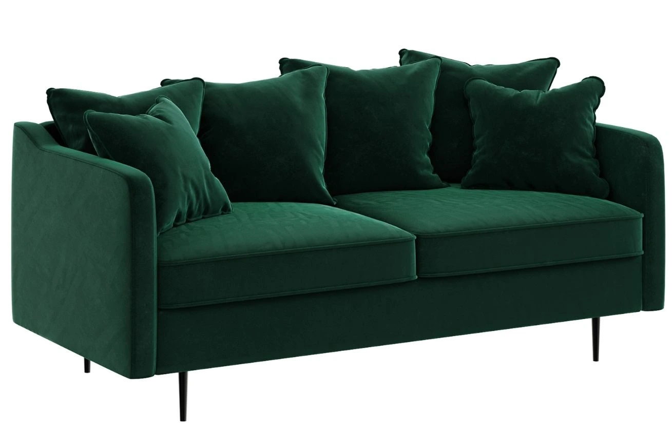 Ghado Sametová pohovka Esme 176 cm