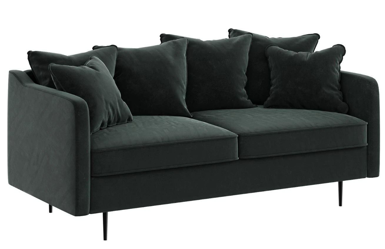 Ghado Sametová pohovka Esme 176 cm