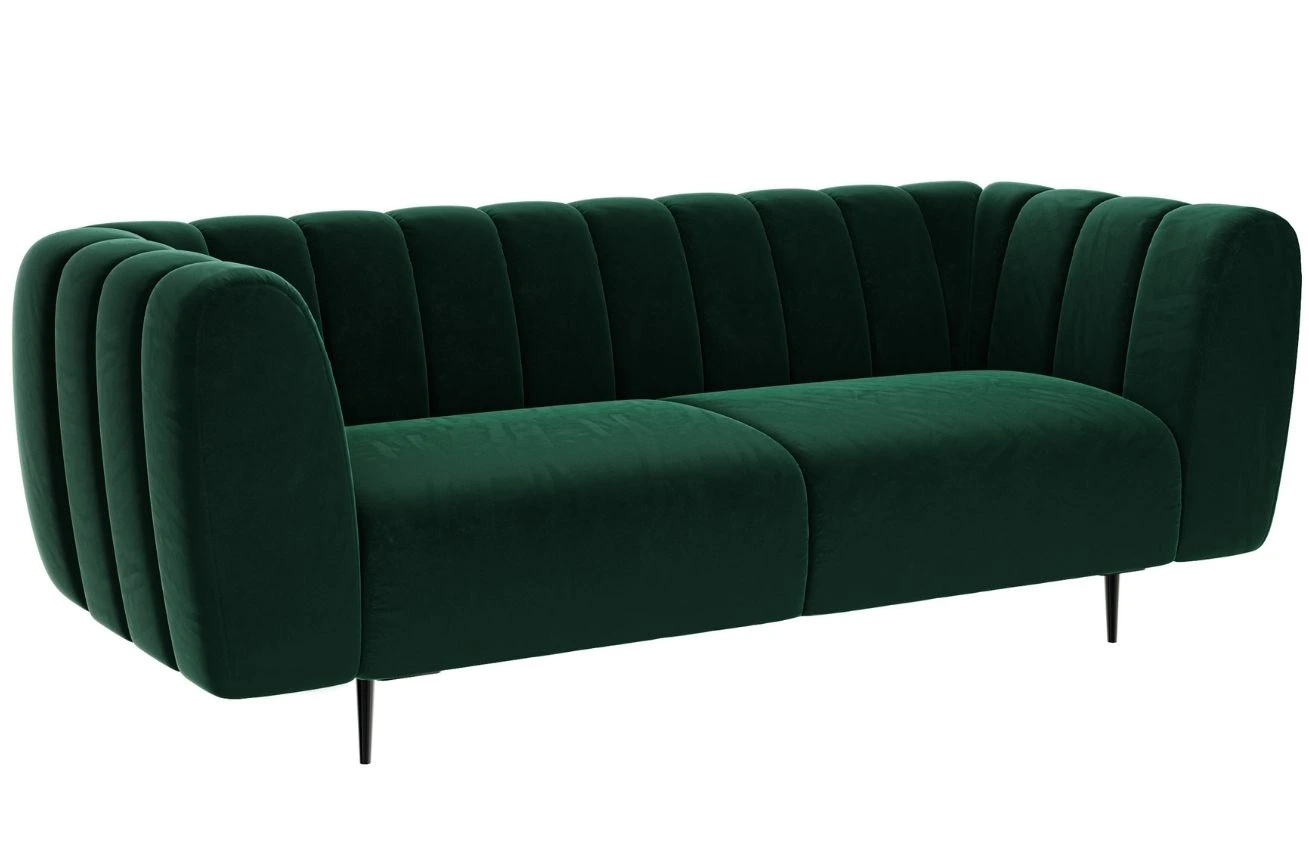 Ghado Sametová pohovka Shel 210 cm