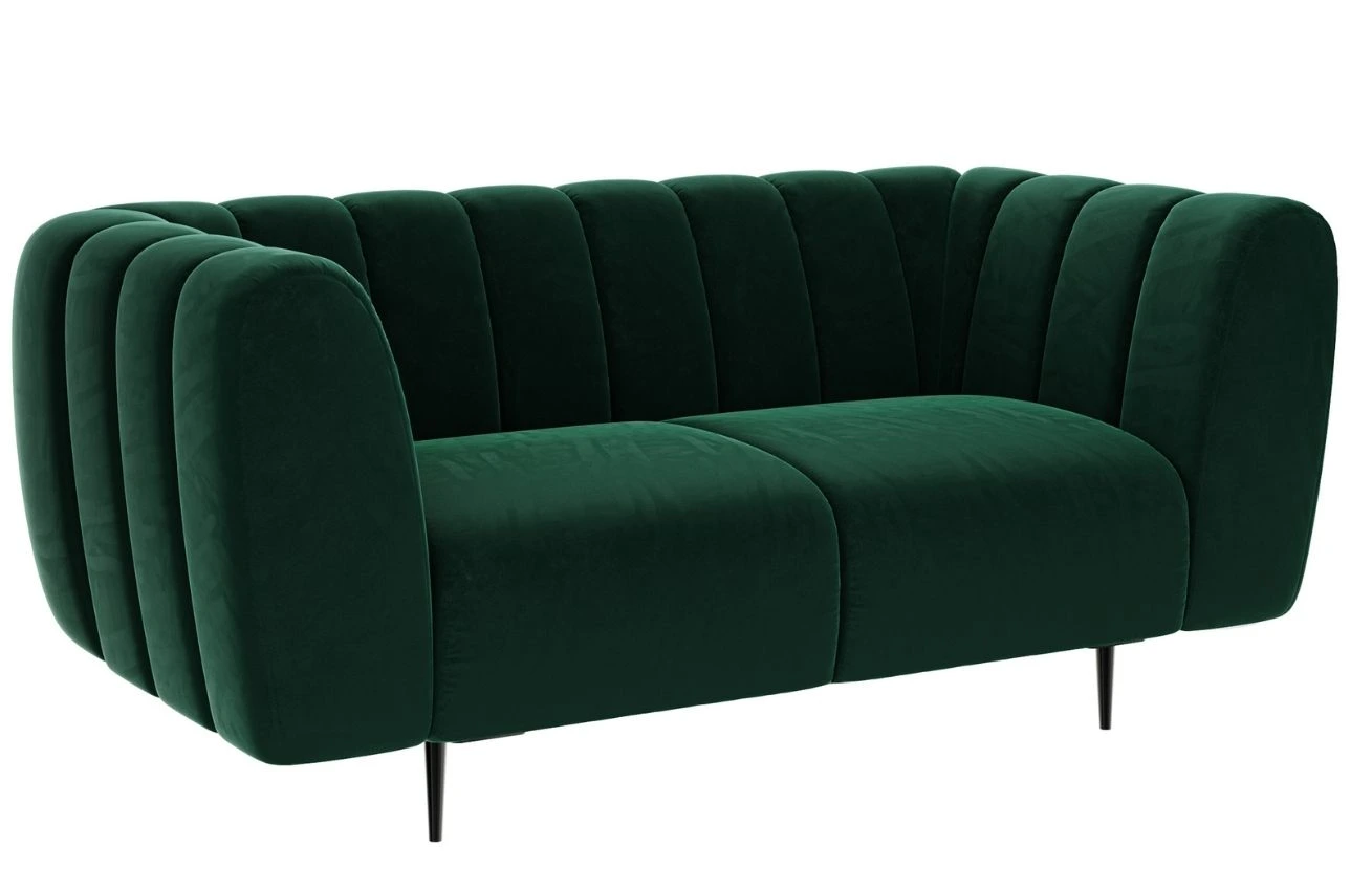 Ghado Sametová pohovka Shel 170 cm