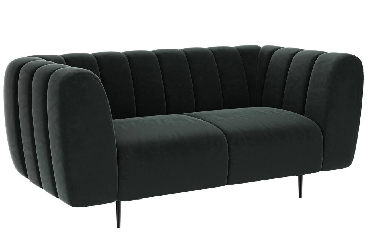 Ghado Sametová pohovka Shel 170 cm