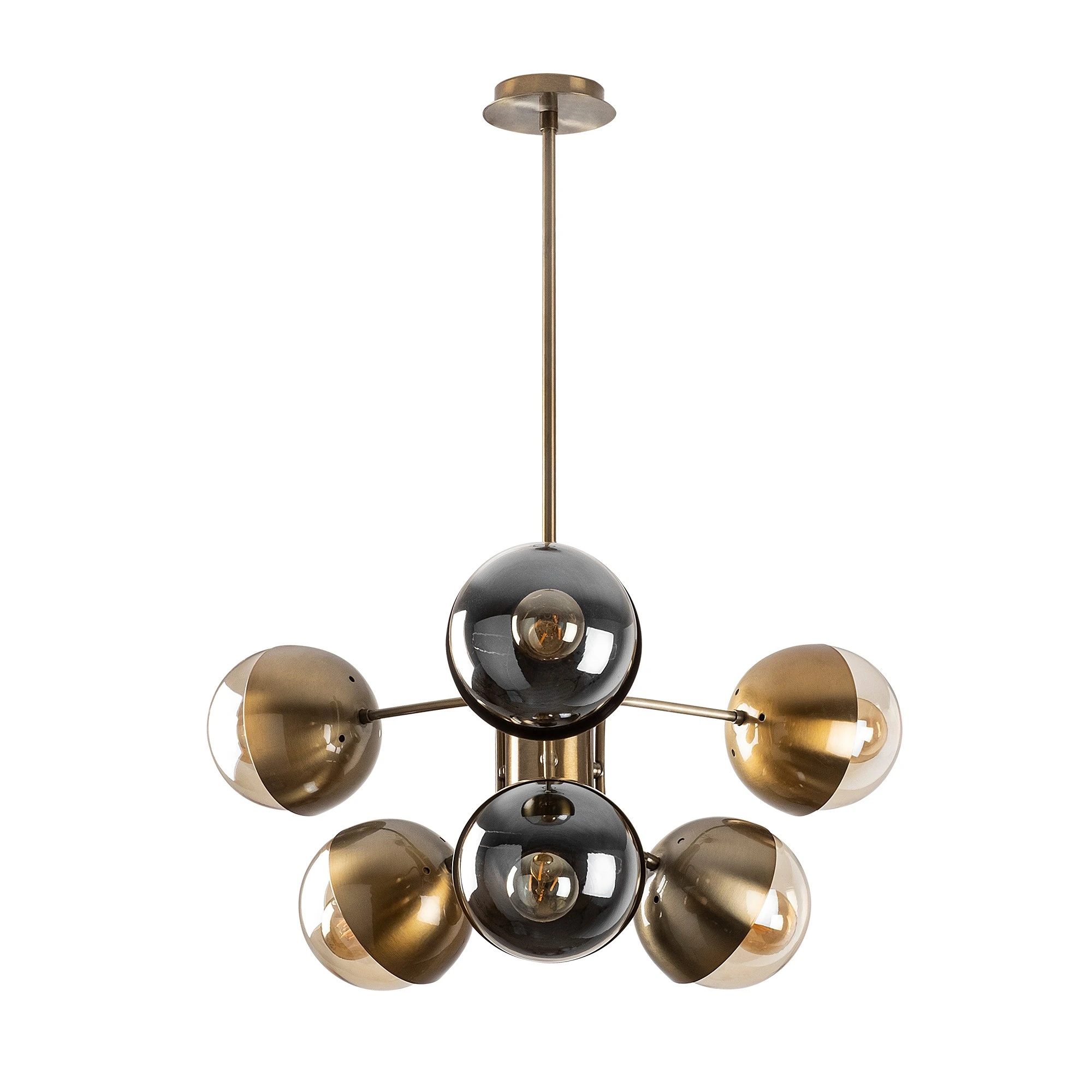 OPVIQ Závěsné osvětlení KARSOR mosaz