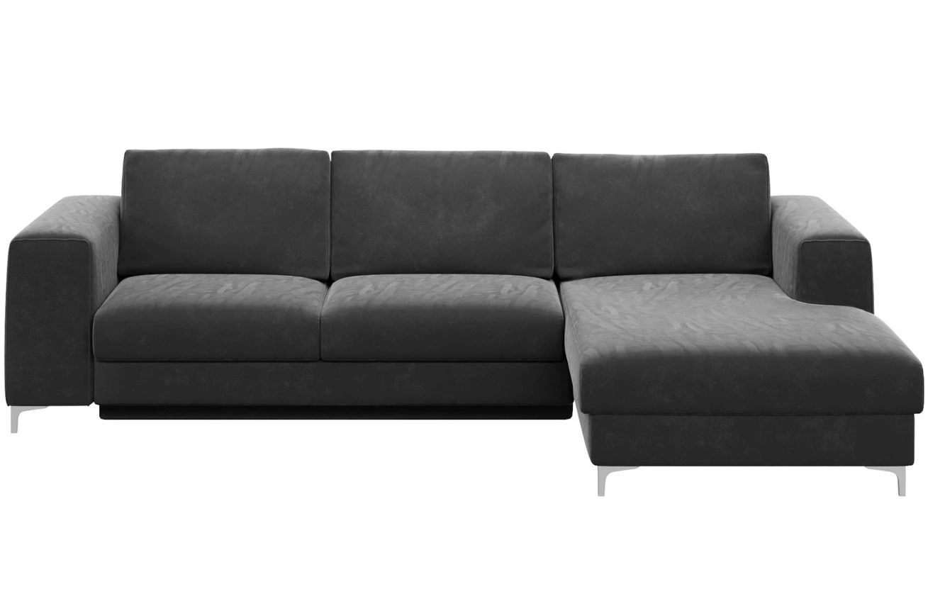 Devichy Sametová rozkládací pohovka Rothe 277 cm