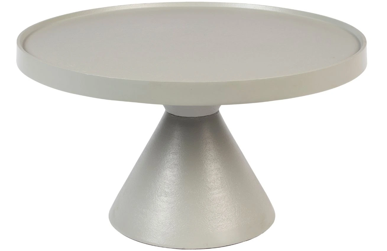 Šedý kovový konferenční stolek ZUIVER FLOSS 60 cm