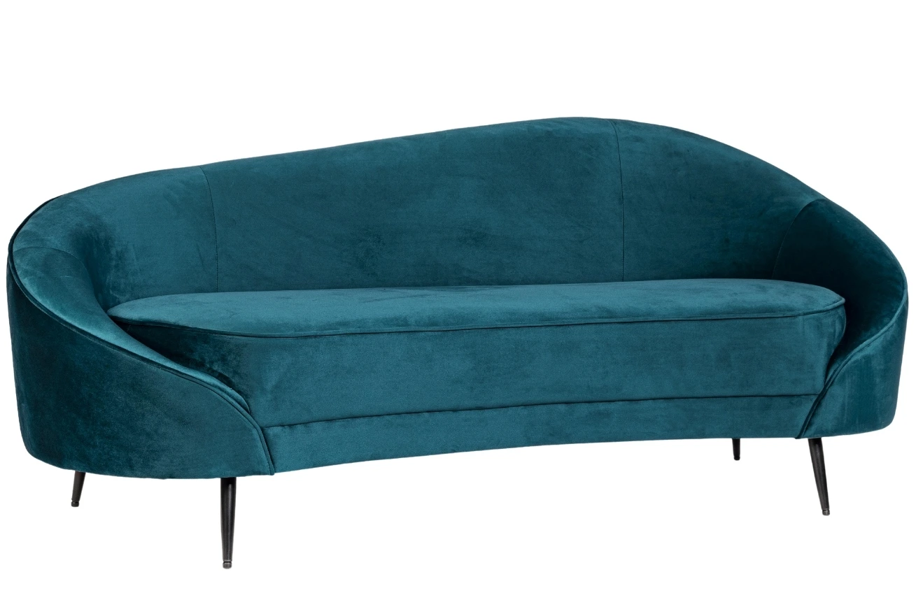 Bizzotto Sametová pohovka Serapsil 183 cm