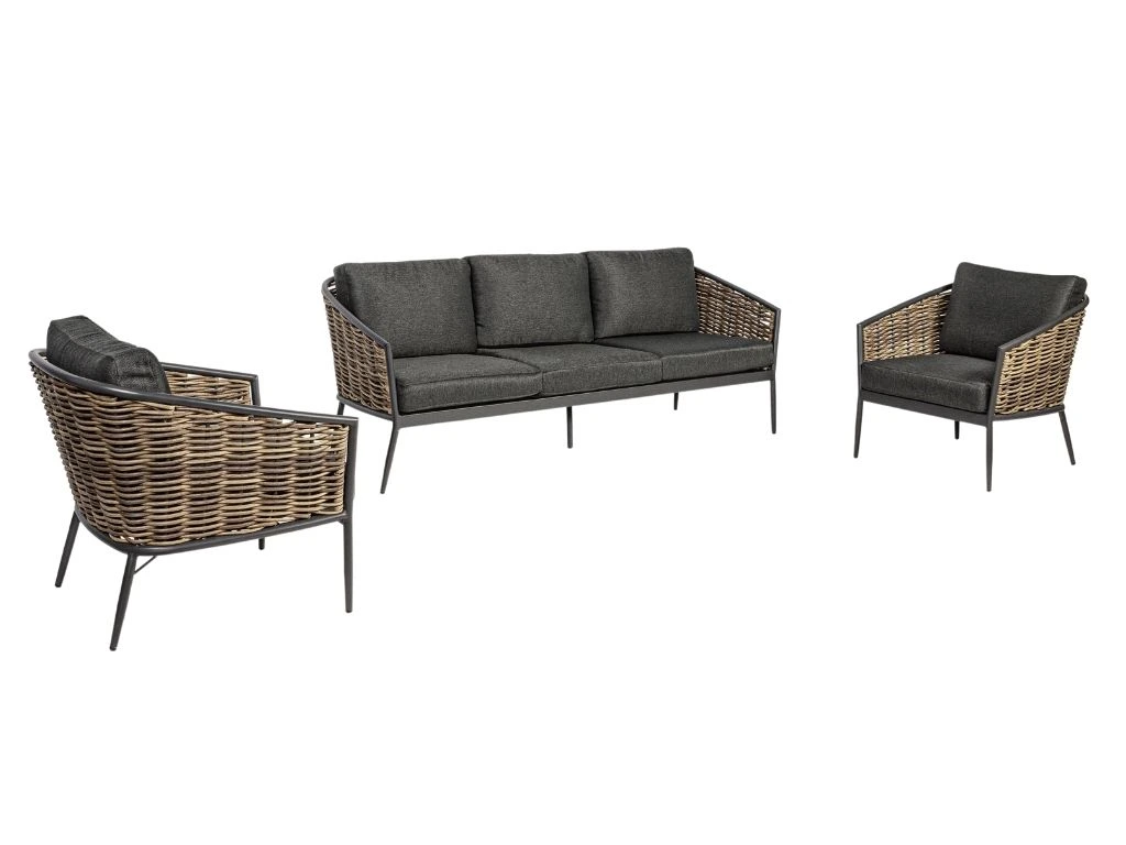 Bizzotto Zahradní set dvou křesel a pohovky Maribela