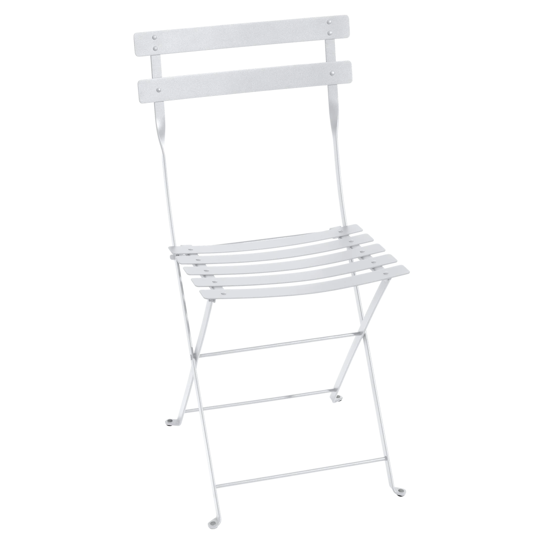 Bílá kovová skládací židle Fermob Bistro