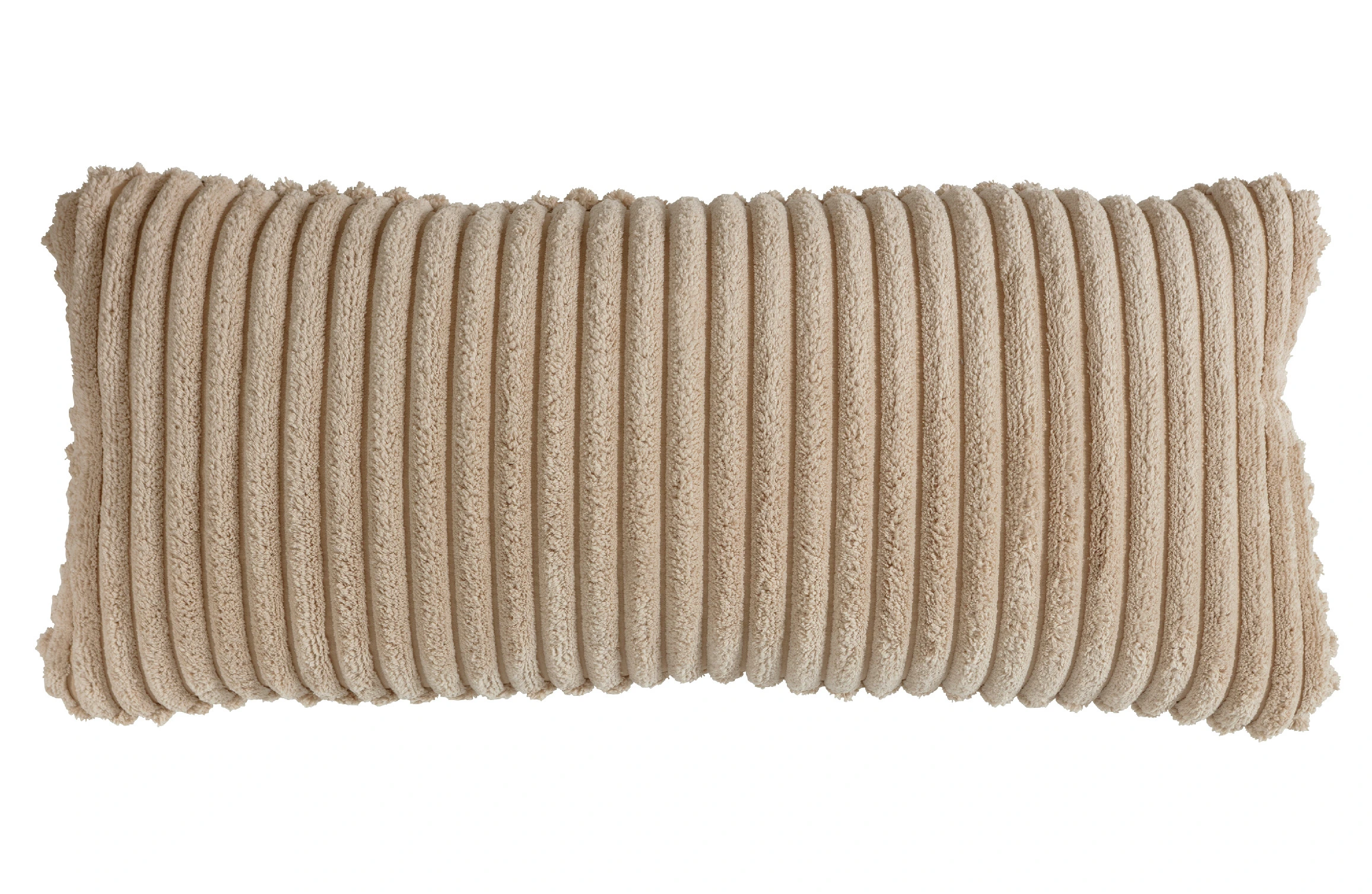 WOOOD Béžový látkový polštář Bearny 30 x 70 cm