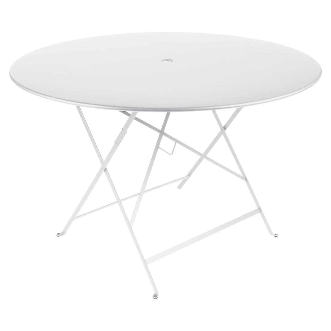 Bílý kovový skládací stůl Fermob Bistro 117 cm
