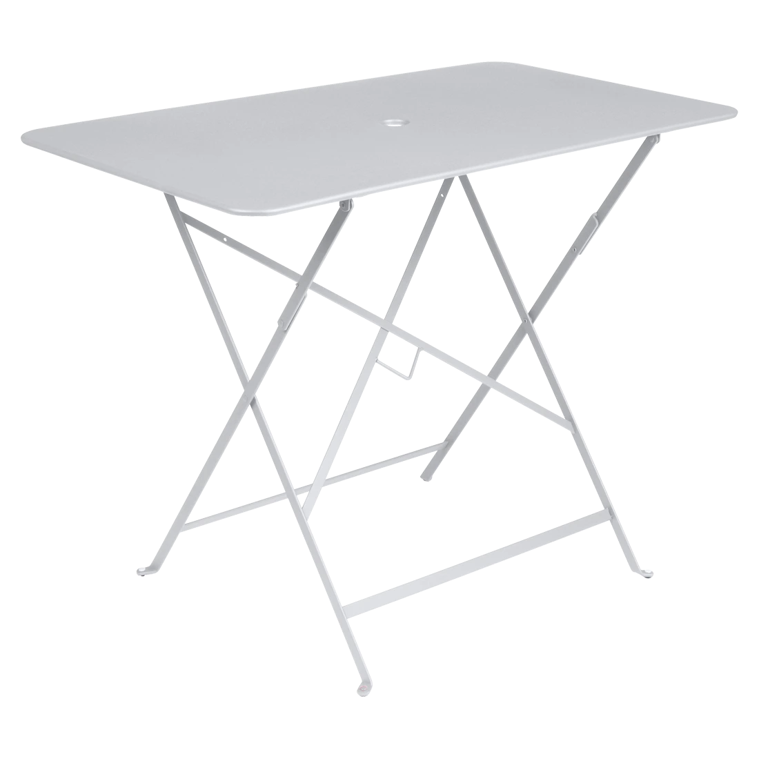 Bílý kovový skládací stůl Fermob Bistro 97 x 57 cm