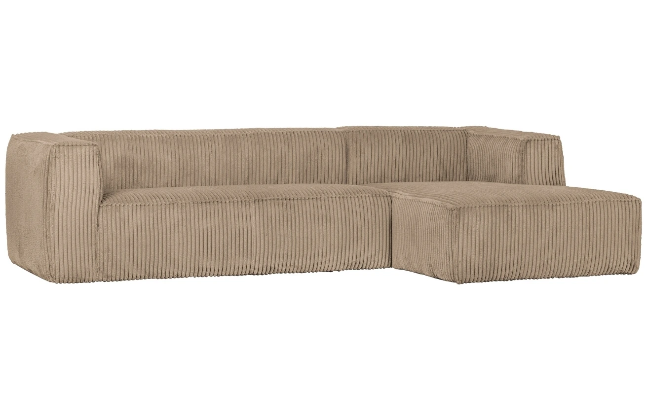 WOOOD Manšestrová rohová pohovka Bearny 305 cm