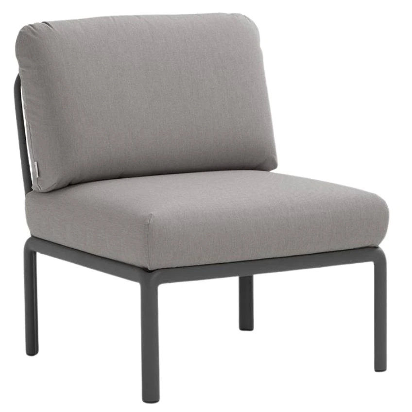 Nardi Šedý látkový zahradní modul Komodo s tmavě šedou podnoží