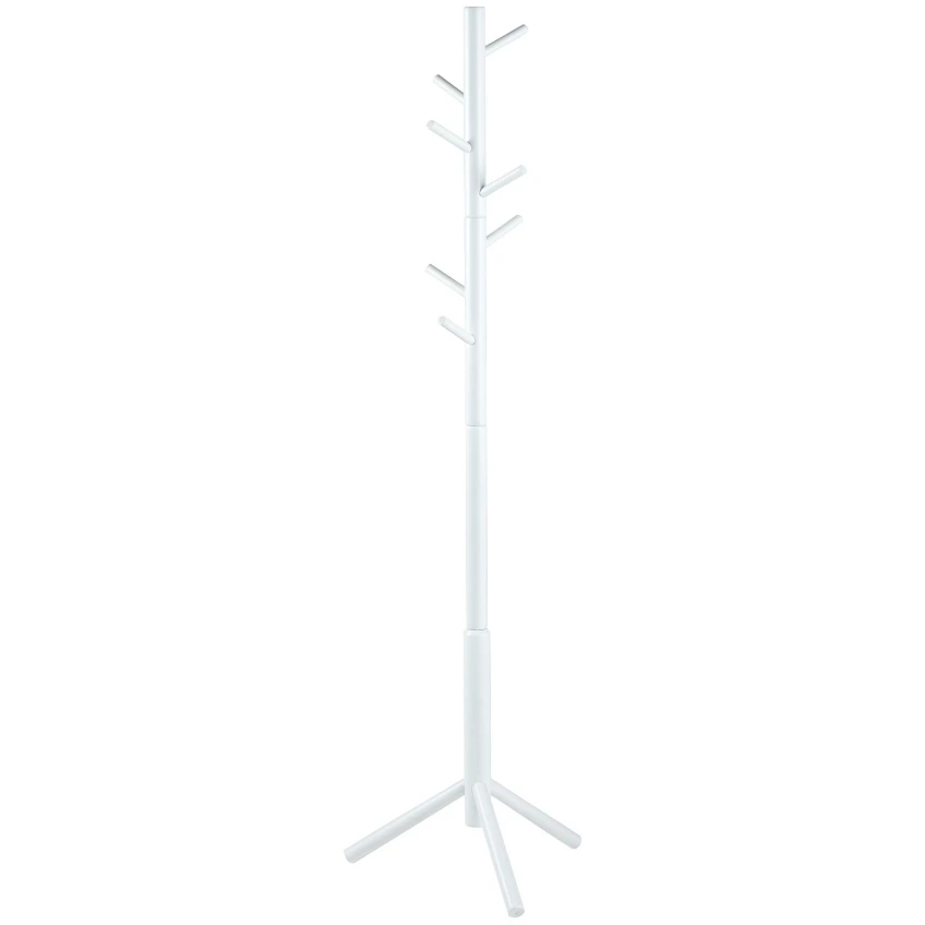 Scandi Bílý stojanový věšák Hamburg II