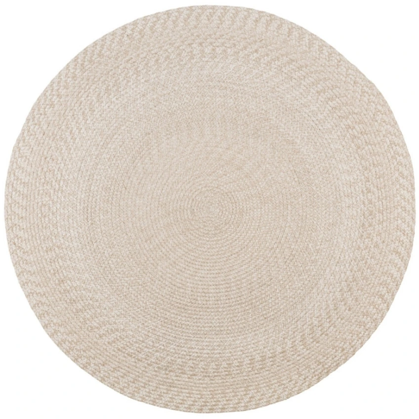 Nordic Living Béžový pletený koberec Manisha 120 cm
