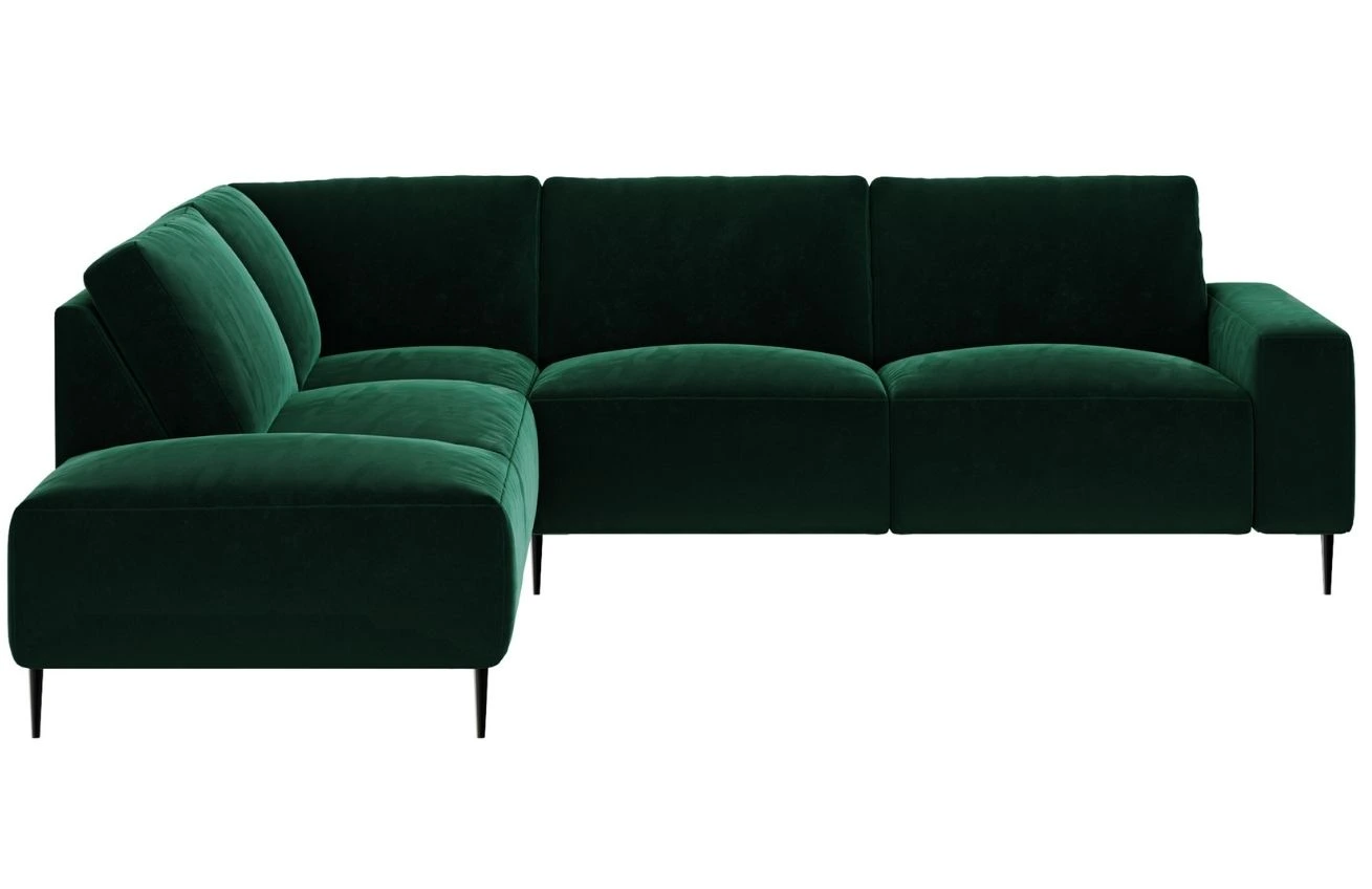 Ghado Sametová rohová pohovka Tendo 305 cm