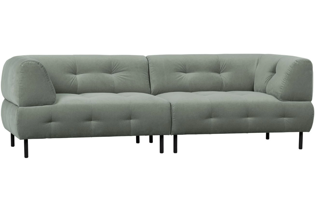 WOOOD Sametová pohovka Doyle 245 cm