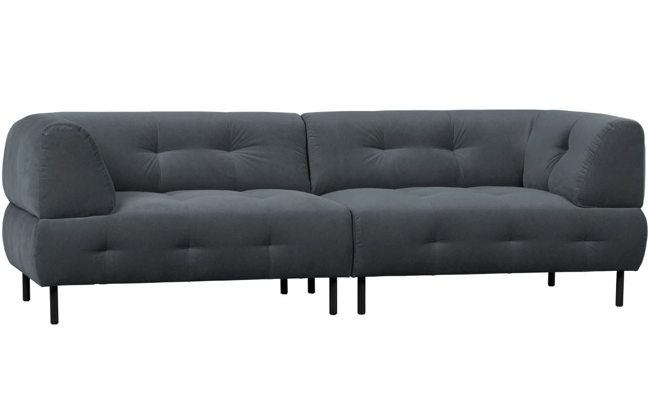 WOOOD Sametová pohovka Doyle 245 cm