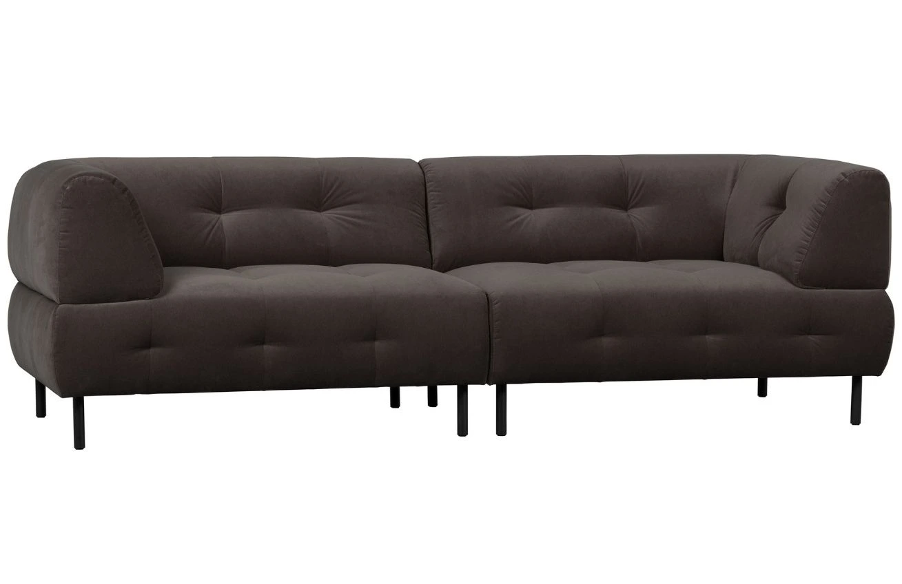 WOOOD Sametová pohovka Doyle 245 cm