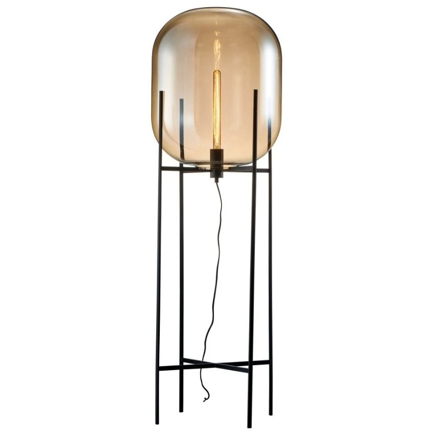 Miotto Skleněná stojací lampa Osolia 132 cm