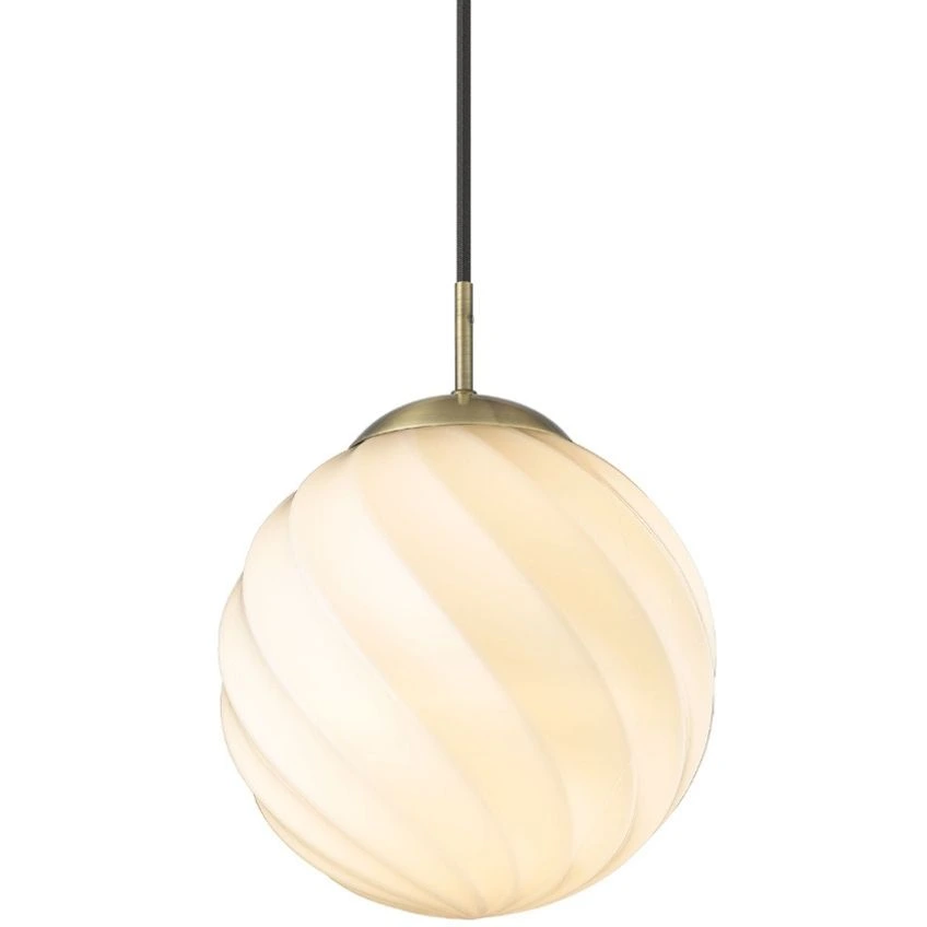 Halo Design Skleněné závěsné světlo Twist 25 cm