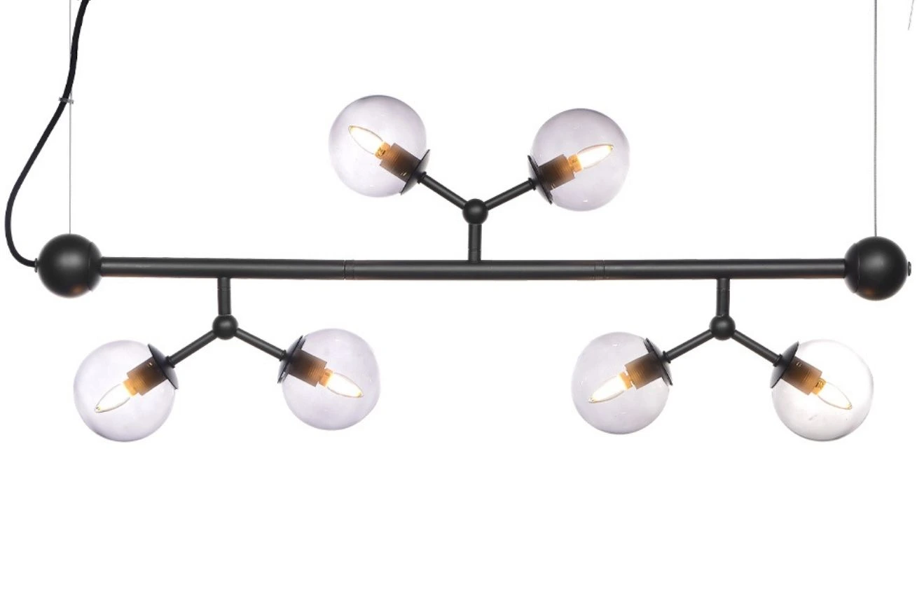 Halo Design Skleněné závěsné světlo Atom 80 cm