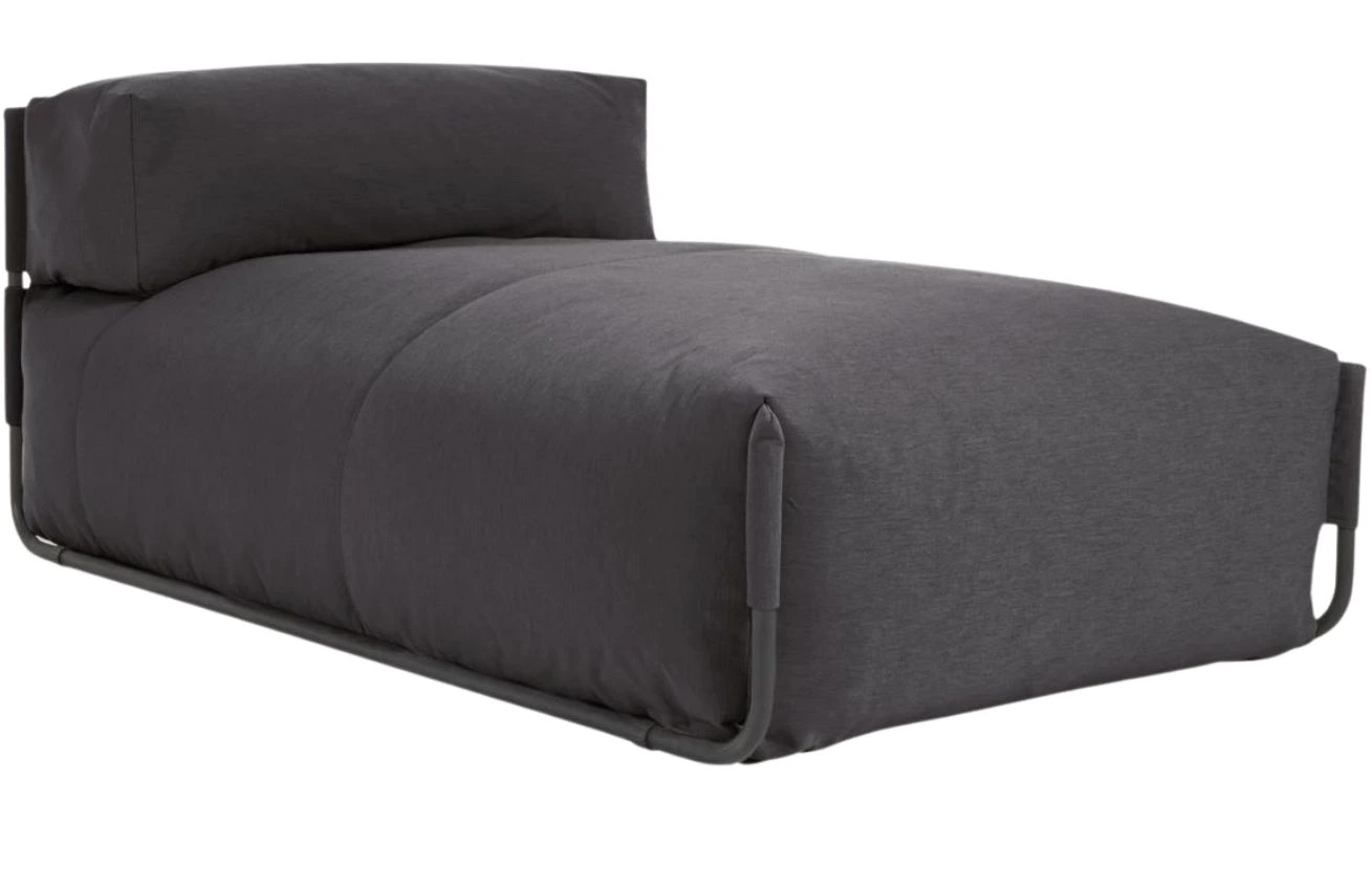 Kave Home Tmavě šedý zahradní modul Square 101 x 165 cm