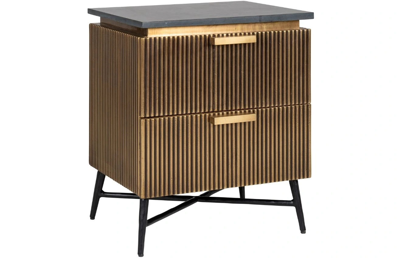 Richmond Kovový noční stolek Ironville 50 x 40 cm