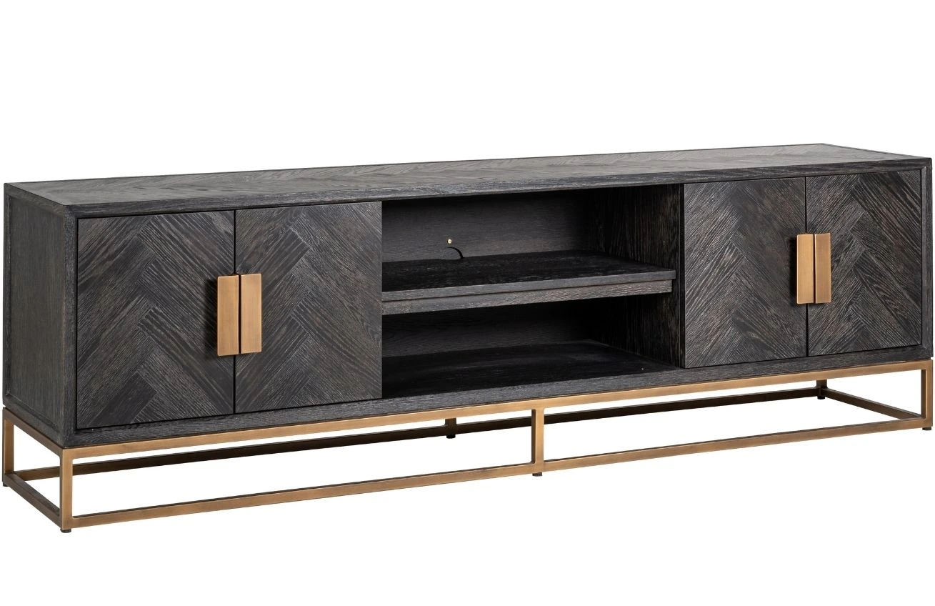 Richmond Dubový TV stolek Blackbone 200 x 43 cm