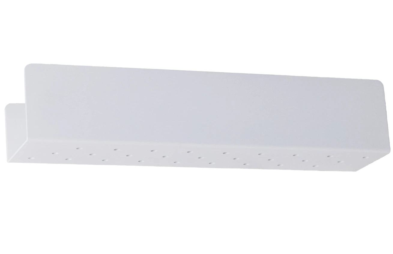 Nordic Design Bílá kovová nástěnná police Londien 50 cm