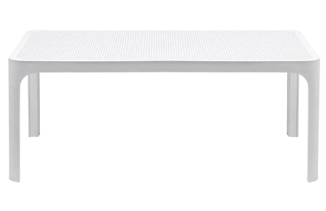 Nardi Bílý plastový zahradní konferenční stolek Net 100 x 60 cm