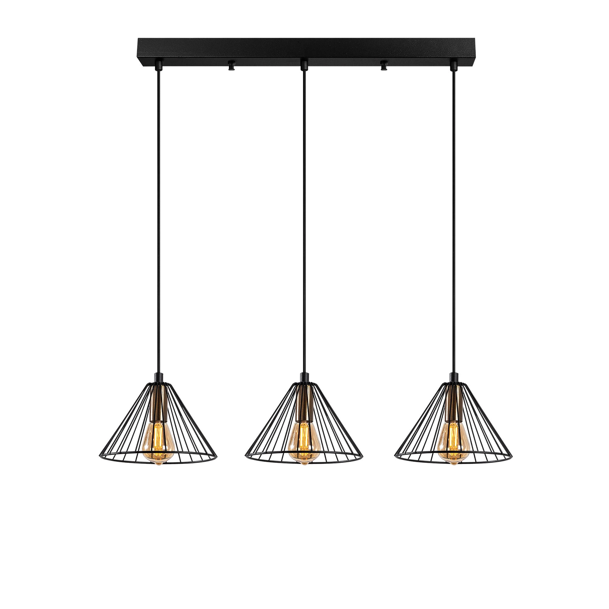 OPVIQ Závěsné osvětlení SOYL černá 3