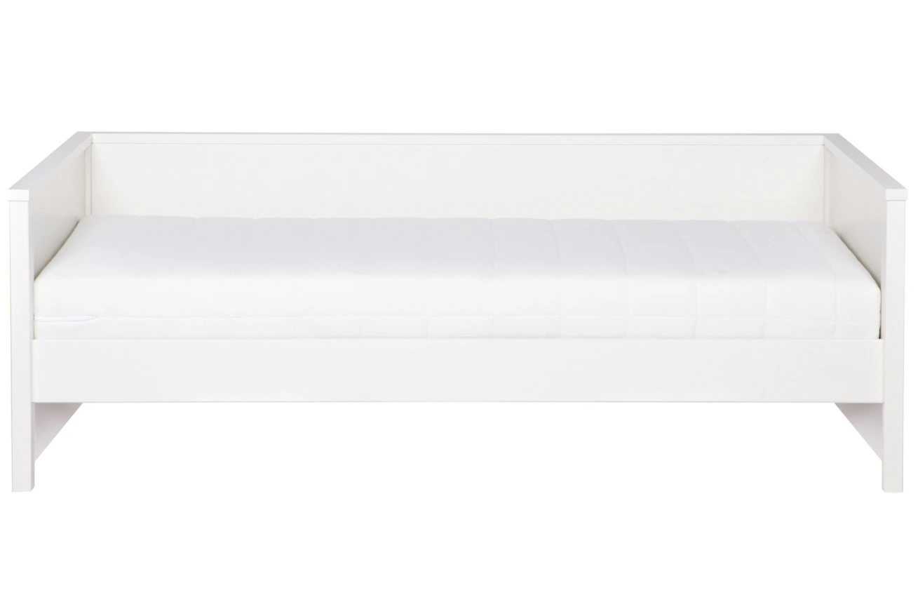 WOOOD Bílá borovicová postel Warde 90x200 cm