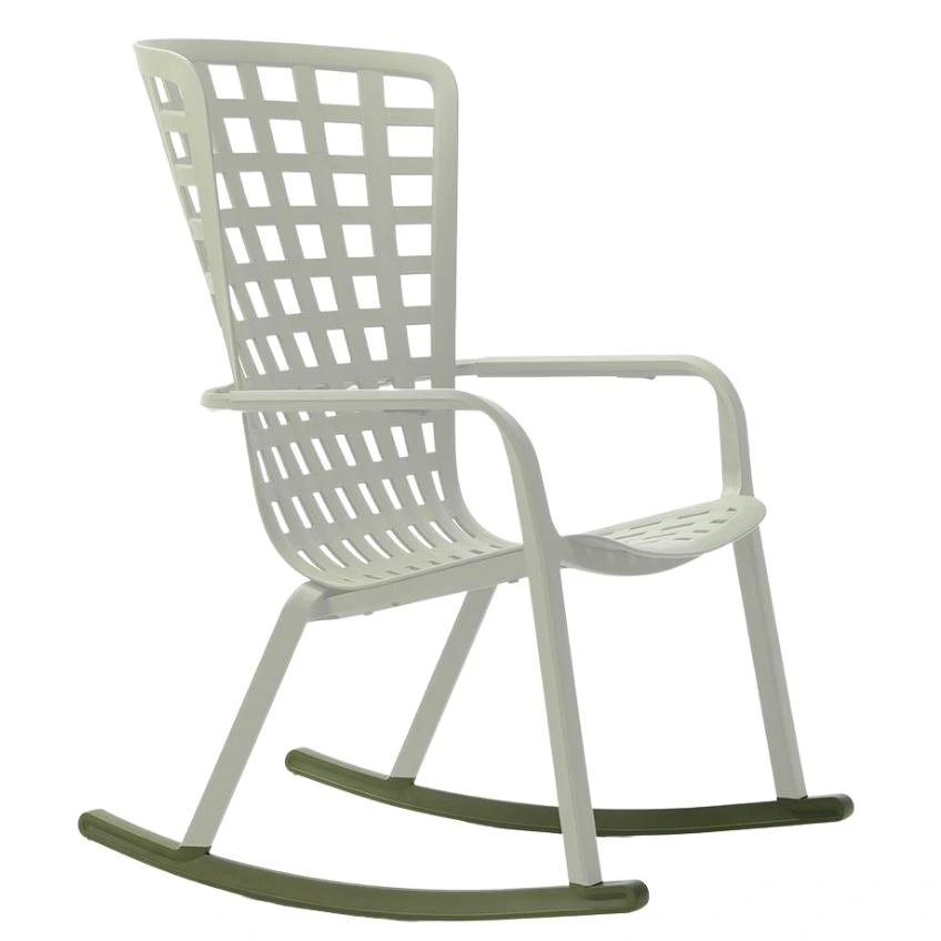 Nardi Zelená plastová houpací podnož ke křeslu Folio