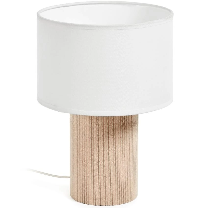 Kave Home Béžová stolní lampa Bianella 29 cm