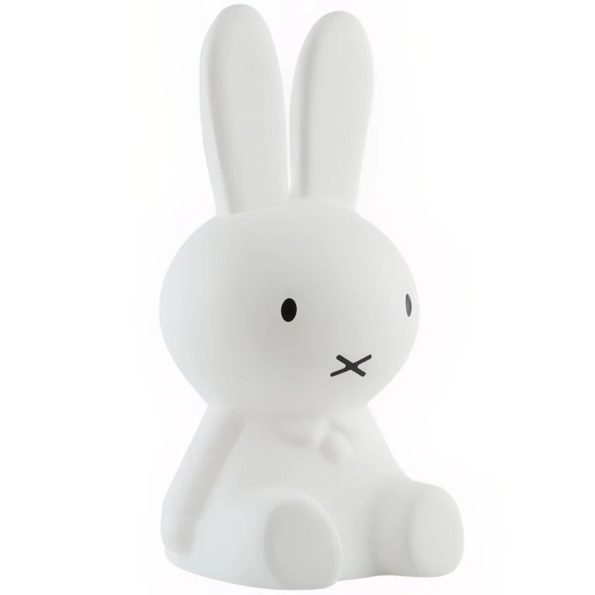 Bílá plastová dětská LED lampa Mr. Maria Miffy 50 cm