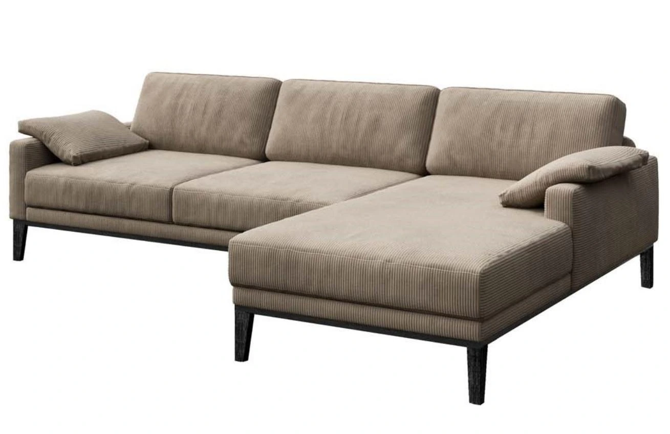 Mesonica Manšestrová rohová pohovka Musso 248 cm