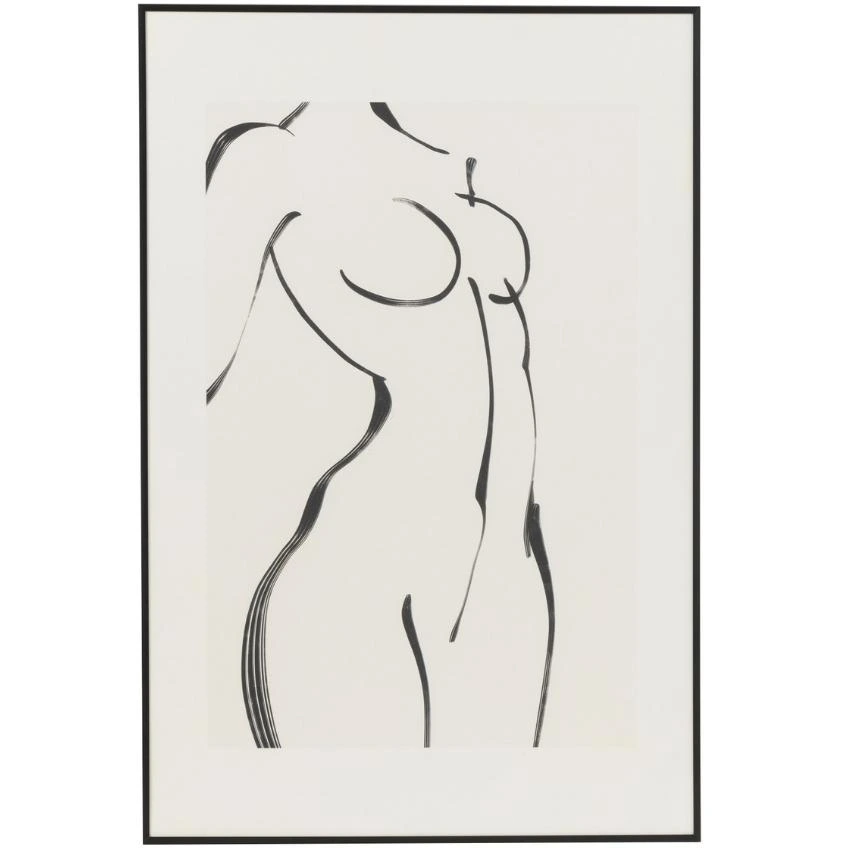 Bílý obraz J-Line Wahine 90